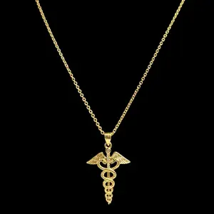 Hermes Caduceus Necklace