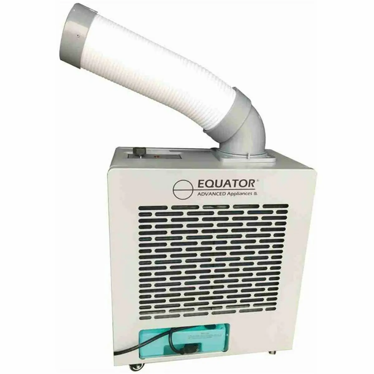 212 MAIN Compact Freestanding Outdoor Portable Air Conditioner - 7000 BTU, All-Metal White, IP24 Rated, Waterproof, Eco-Friendly, 22.4x18.9x11in, 4 Universal Wheels, Low Noise, Beat the Heat, Auto Shut Off