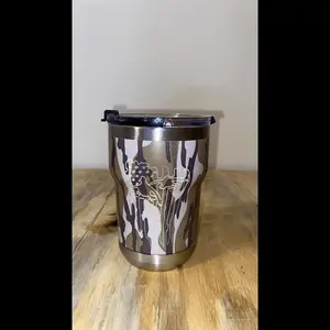 Custom Engraved Stainless Steel Cups 12oz