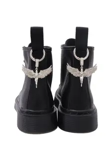 Halloween Angel Scorpion Keychain, Dark Style Metal Accessory, Unisex Fashion Pendant, All Seasons Boho Decor, Versatile Car Key Ring