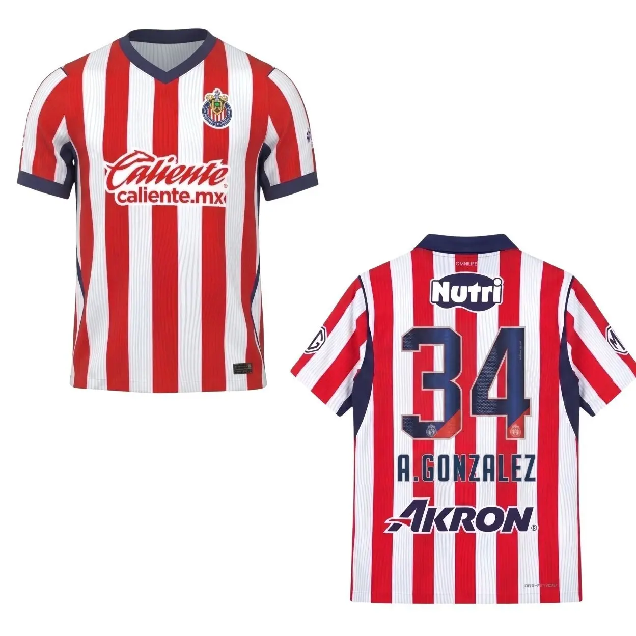 Chivas CD Guadalajara 2026-2027 Mexico Men's Home Blue Short-Sleeve Soccer Jersey, Fan Edition Match Day Apparel for Men and Women, Gift For Him, Gift For Her.