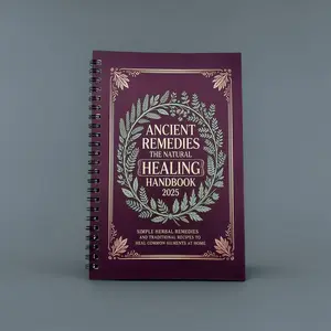 Ancient Herbal Therapy Treatment Manual, Family Common Illness Traditional Recipe Notes, Personalized Home Health Guide, Modern Heritage, Guided Journal