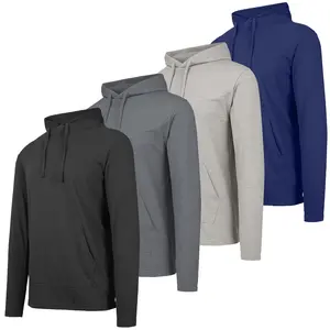Men's Lightweight Casual Pullover Drawstring Hoodie With Pocket