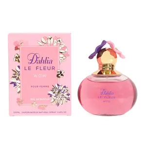 Dahlia Le Fleur Wow Spray Perfume Eau de Parfum for Women 100ml/3.4fl.oz. - Women's Fragrance Pink Cosmetics