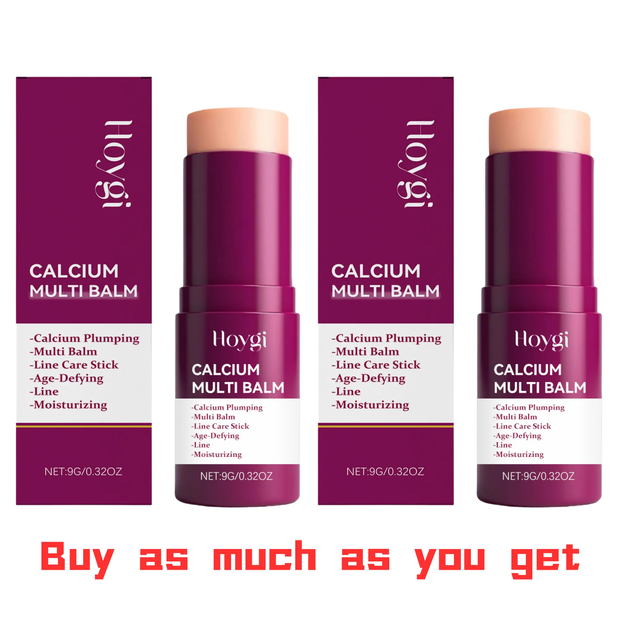 Calcium Intense Volume,Multi-Function Balm,  Anti-Wrinkle & Firming, Hydrating Moisturizer, Smoothing Pore Corrector, Glowly Finish, Lightweight Crepe Core, for Eyes Neck Face Hydrate Moisturizing Moisture Skin Repair
