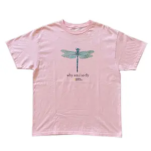 Gildan Men's and Women's T-shirt, Dragonfly  Why am i so fly Tee, Animal tee, Y2k Unisex Graphic Tees Gothic Grunge Emo Scene Amity Affliction Style Clothes Menswear Womenswear Streetwear