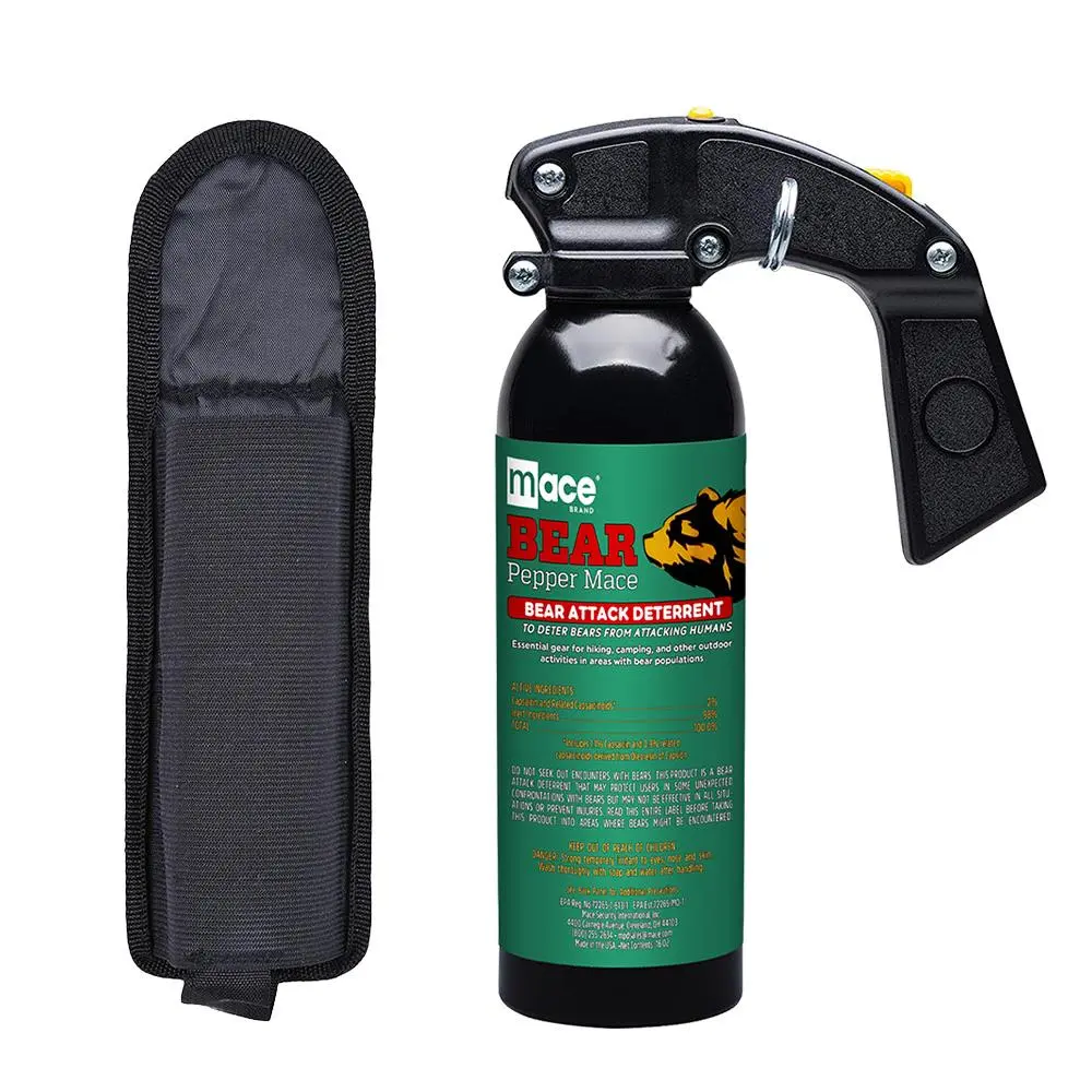 Bear Repellent Spray with Holster - 16 oz, Atomizing Spray Technology, Wildlife Safe, Emergency Protection for Camping (Sports & Outdoor Safety & Survival Gear)
