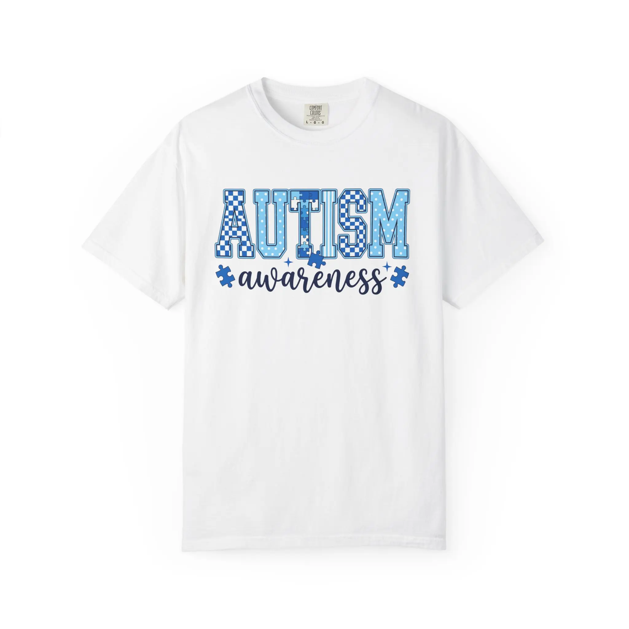 Autism Awareness Comfort Color Unisex Garment-Dyed T-shirt