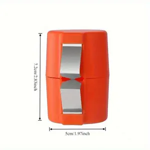 2pcs Yellow and Orange Egg Separator and Shell Cracker - 2 Colors, Quick Peeling Separator, Portable Egg Opener, Egg Shell Cracker, Suitable for Kitchen Bakery, Baking, Cooking, Meal Prep - Home and Commercial Kitchen Tool - Portable and Easy-to