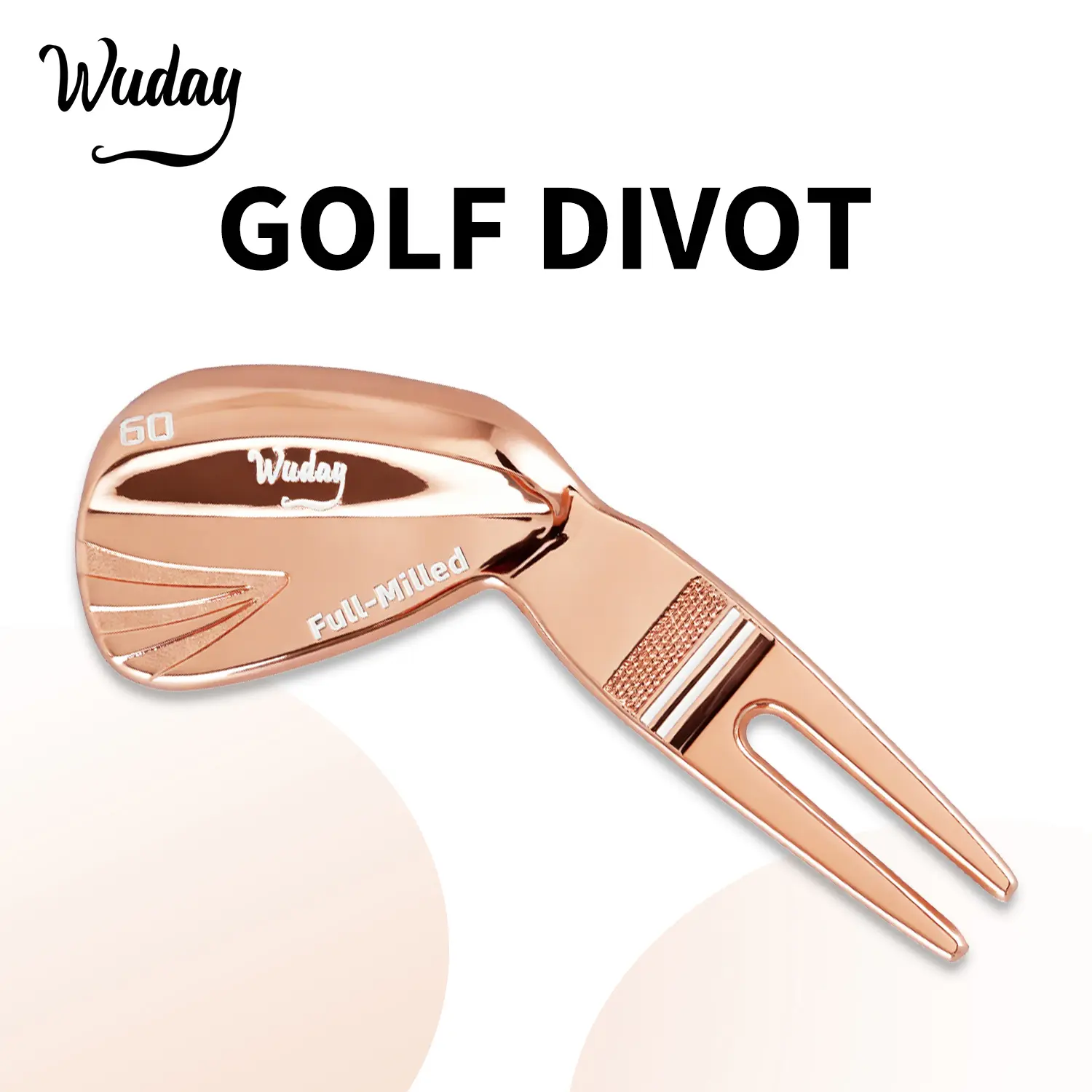 Cracked Design Golf Ball Mark Repair Tool – Wedge Style Divot Fixer, Must-Have Accessory for Every Golfer!
