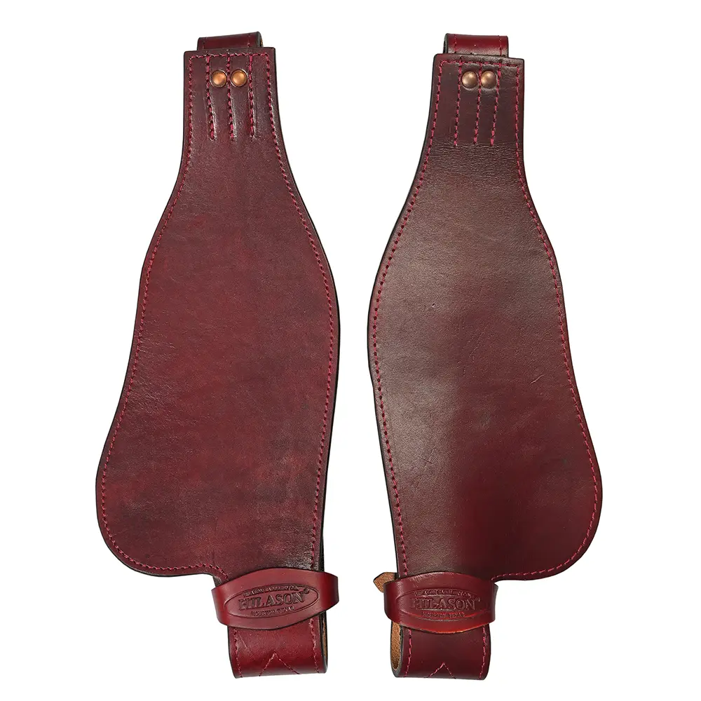 Replacement Saddle Fenders Hilason Leather Youth Pair W/ Hobble Strap