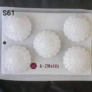 Small Lace single portion princess skirt, jello, chocolate, gelatine plastic mold