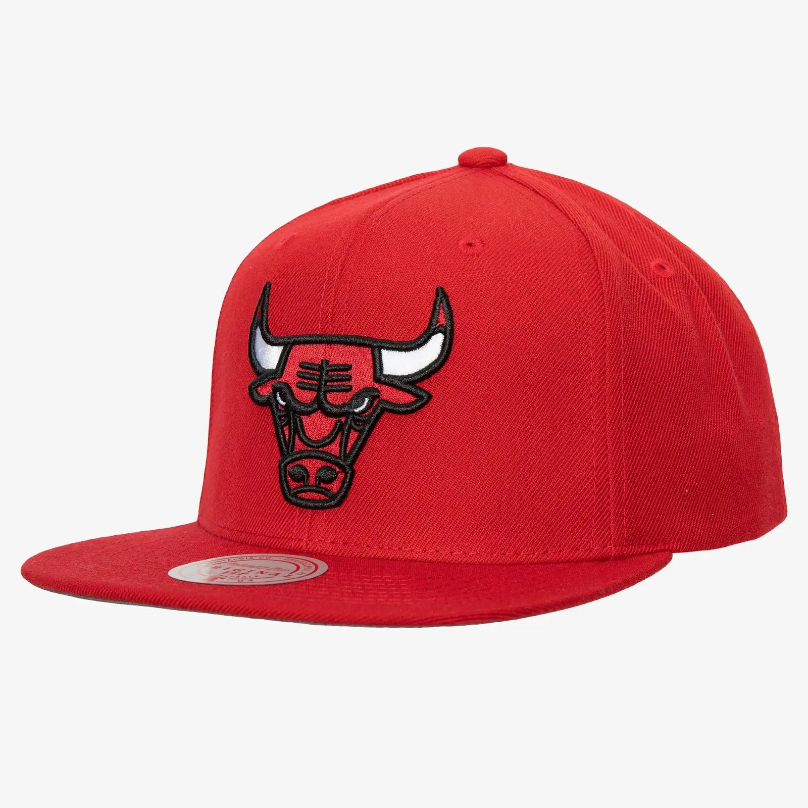 Chicago Bulls Red Team Ground 2.0 Snapback Hat NBA Throwback Cap Adjustable Fan Gear Mitchell & Ness