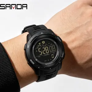 Men's Multifunctional Digital Sports Watch, Luminous Dial, Alarm Mode, Waterproof Outdoor Climbing Wristwatch outdoorfun Casual Open