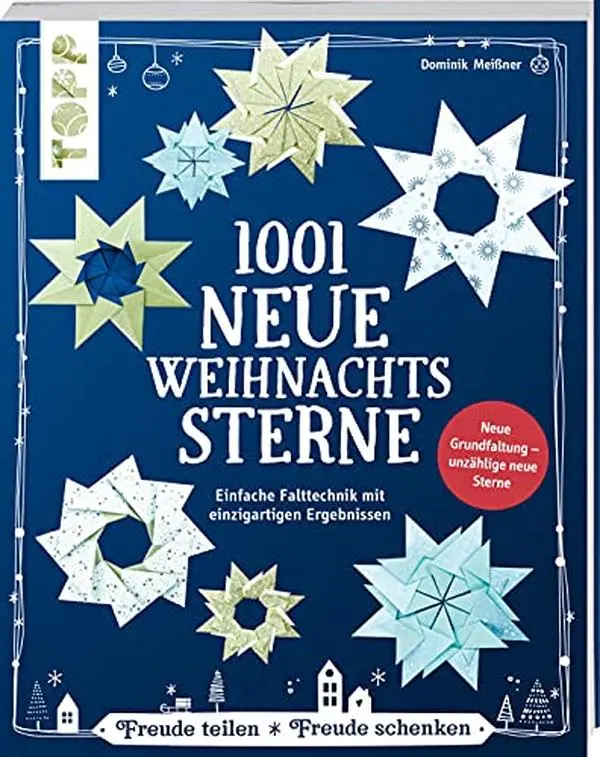 USED-1001 neue Weihnachtssterne (kreativ.kompakt): Einfache Falttechnik mit einzigartigen Ergebnissen by Dominik Meißner (Paperback)