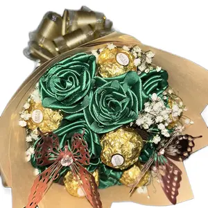 Ribbon Roses Bouquet