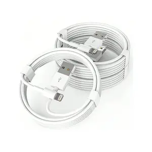 3-Pack 10FT/300CM USB to Lightning Charging Cables, Compatible with iPhone 14/13/12/11 Pro Max/XR/XS/X/8/7/6 Plus/SE, iPad & More Devices