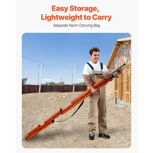 VEVOR 6-Piece Torpedo Level Set 78/48/32/24/16/10 Inch High-Precision Anti-Static Bubble Vials Shock-Proof Aluminum Alloy Magnetic Leveler Tool SAE/Metric Scale