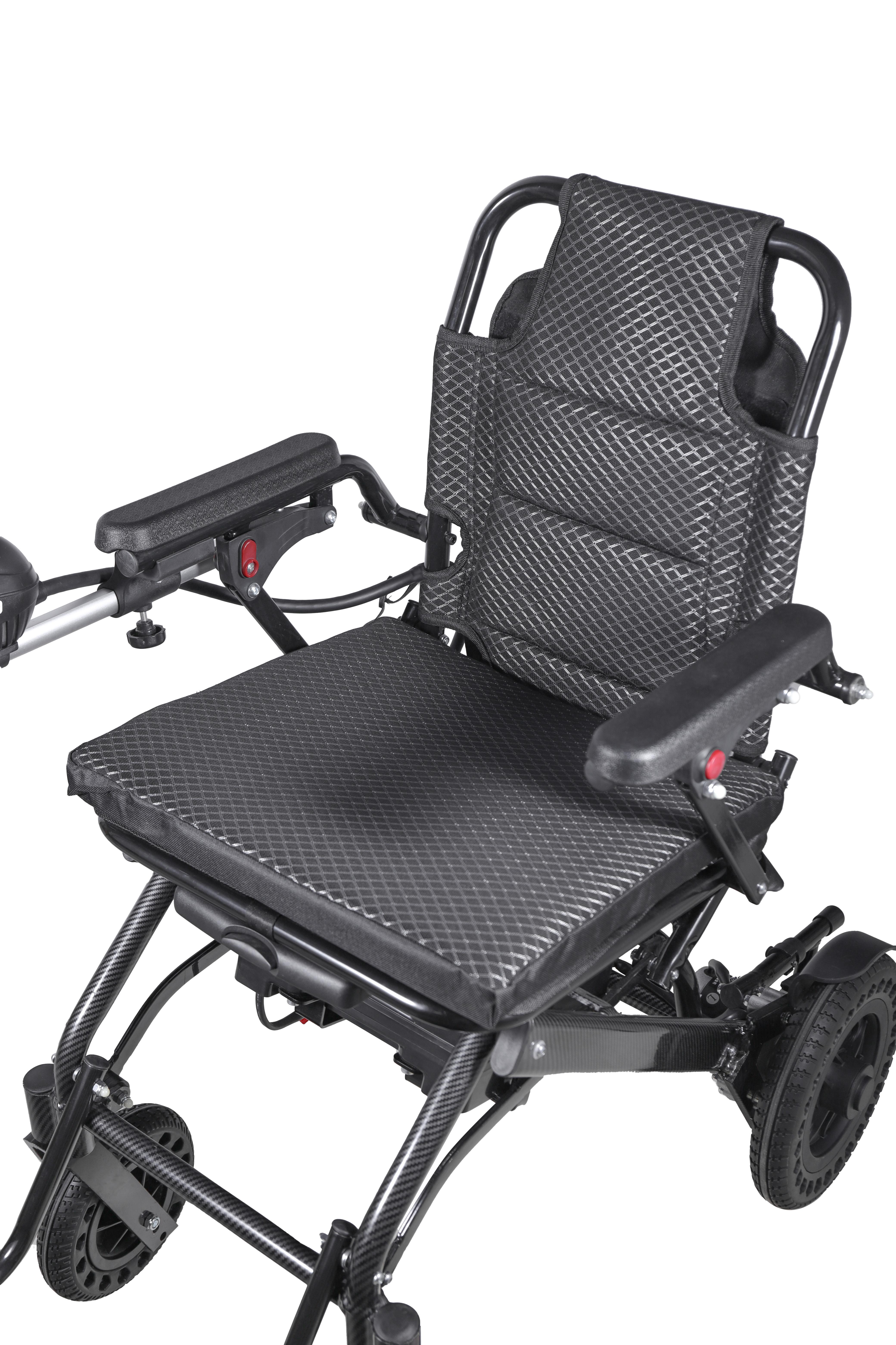 Zigtik EW7 Electric Wheelchair Adults Lightweight Folding -13 Miles Range Motorized Power Chair Indoor Outdoor