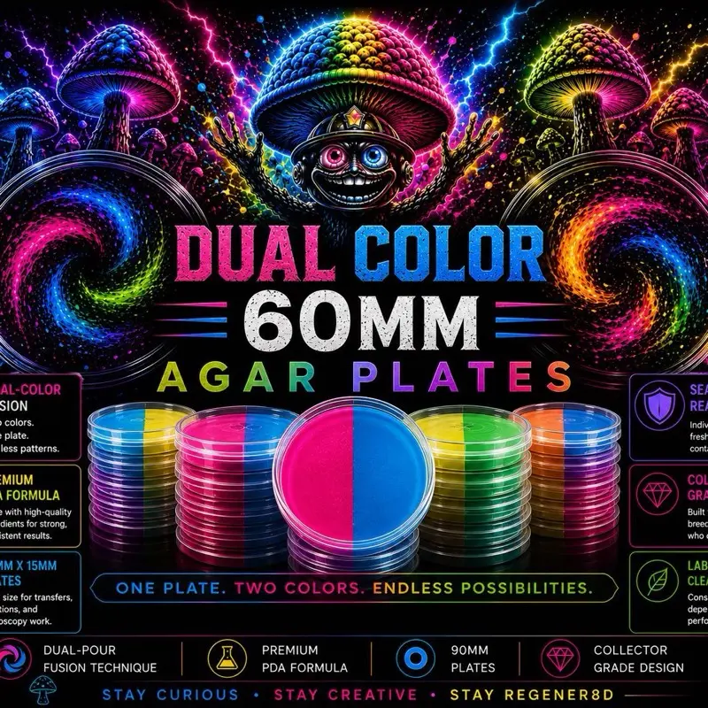 20-60mm multi color agar plates️ 20-60mm multi color agar plates️