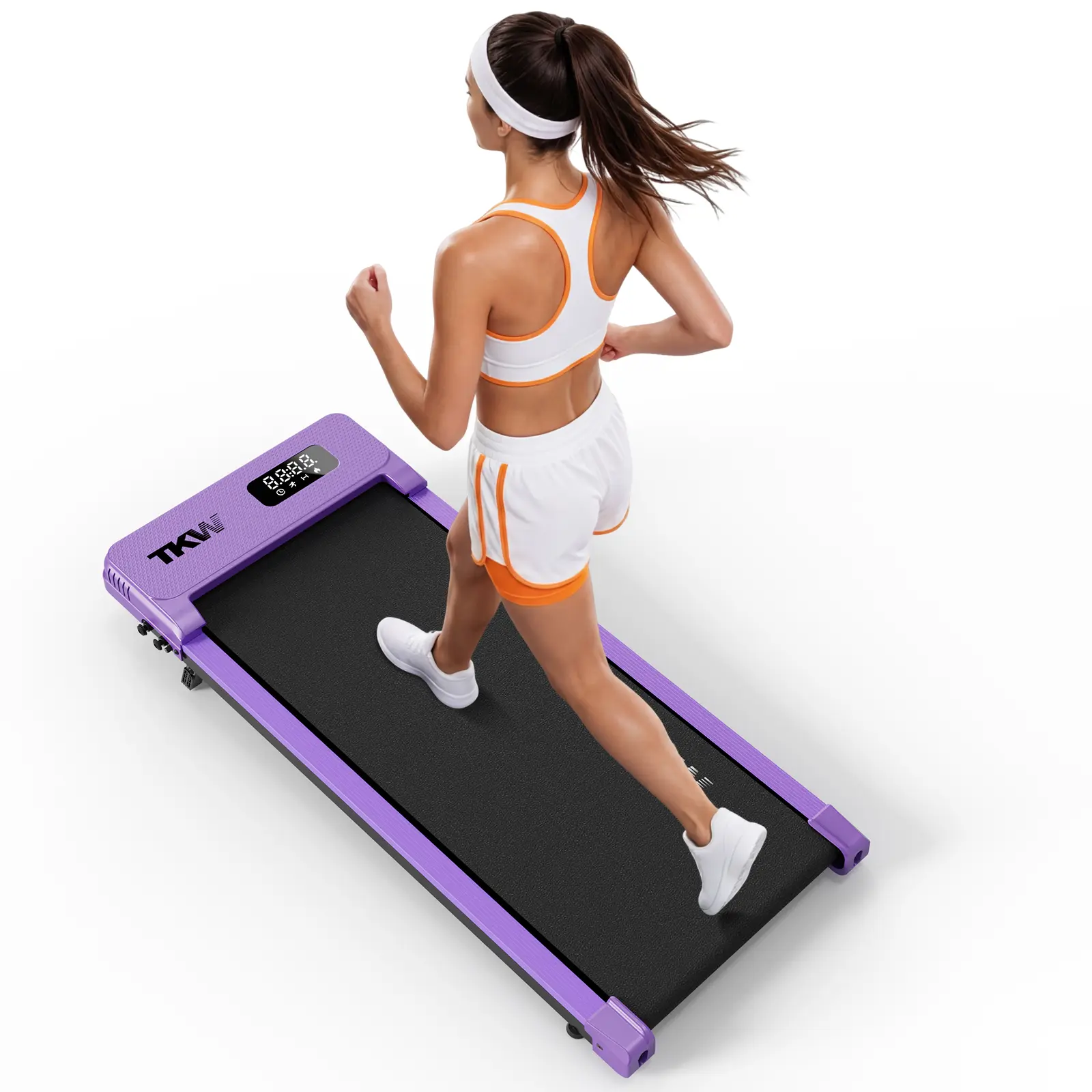 Walking Pad Treadmill, Home Mini Walking Treadmill Pad with Remote Control & LED Display, Indoor Portable Exercise Equipment