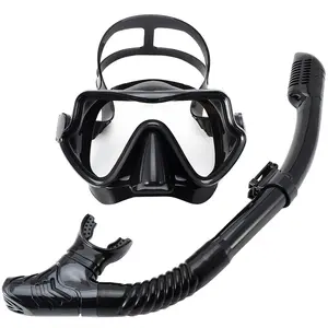 1 Set Adult Snorkeling Mask, Adjustable Full View Diving Mask, Professional Snorkeling Training Equipment, Snorkeling Gear