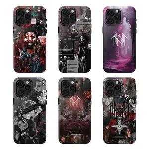 Vessel Sleep Token Metal Band Music Tough Phone Case, Fans Gift Idea for iPhone 17161514131211 8 7 Air Pro Max Plus Samsung Galaxy S25 S24 S23 Ultra Plus Dual Layer Cover men women, Christmas Thanksgiving