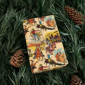 Vintage Cowboy Art - Wrapping Paper - All Season/Occasions