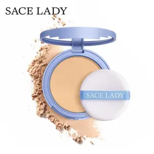 Long-Lasting Oil-Control Powder, Pressed Face Setting Powder, Smooths Skin & Completes Makeup, Beauty Cosmetics