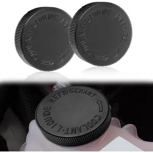 2PCS Engine Radiator Coolant Water Tank Black Reservoir Cap For Infiniti,Nissan,Renault, OEM# 21712-79900