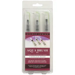 Studio Series Aqua Brushes (Set of 3)