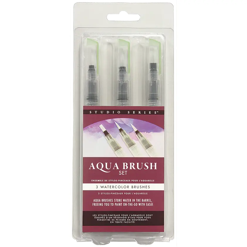 Studio Series Aqua Brushes (Set of 3)