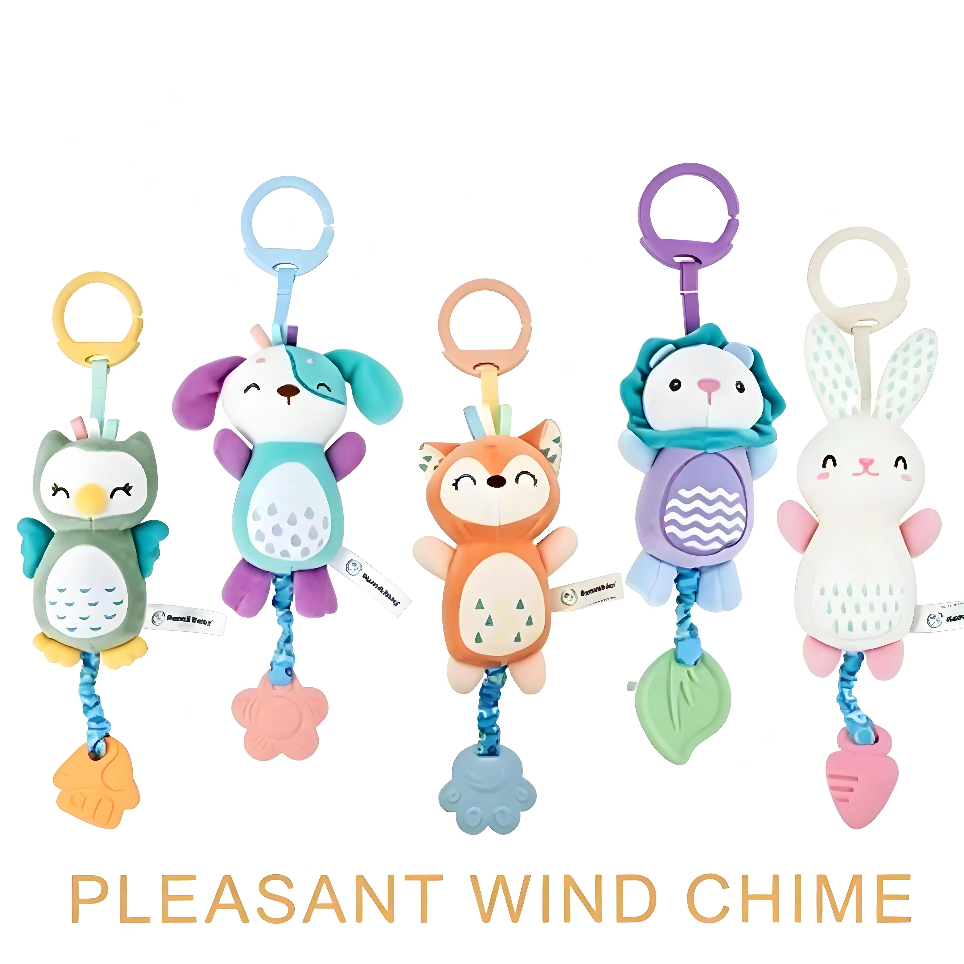 【DealsForYouDays】Cute Animal Plush Hanging Toy Baby Stroller Crib Pendant Infant Soothing Plush Doll 【DealsForYouDays】Cute Animal Plush Hanging Toy Baby Stroller Crib Pendant Infant Soothing Plush Doll