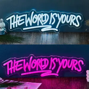 USB Powered Neon Sign, Dimmable LED Neon Light Lamp, Wall Decor Neon Sign Light Up Sign for Home Bar Bistro Club Cafe Wedding Game Room Birthday Gift Graduation Party, Modern Mood Lighting