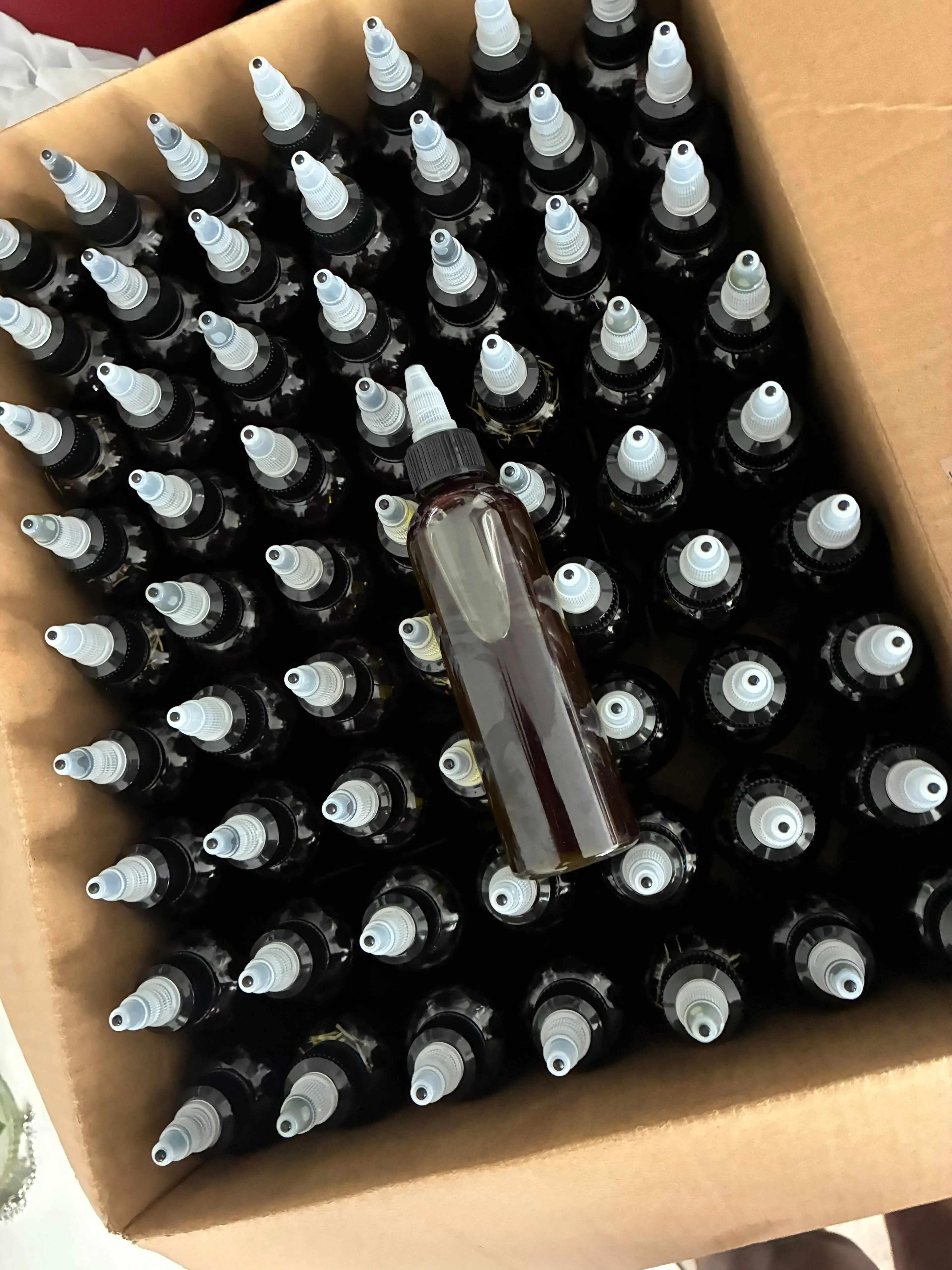 64 pc of hair growth oil scalpe hair treatment, Private label