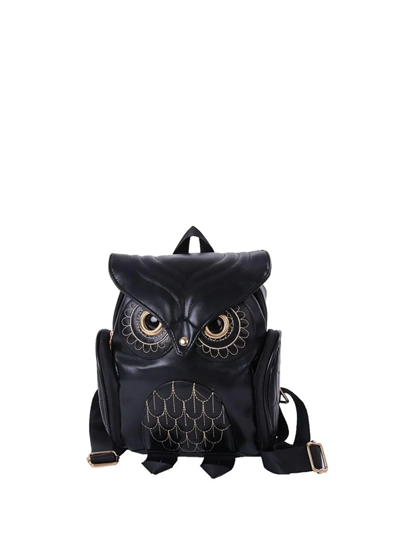 Women's Fashionable Punk Style Owl Design Waterproof Novelty Backpack with Adjustable Strap For Daily Used