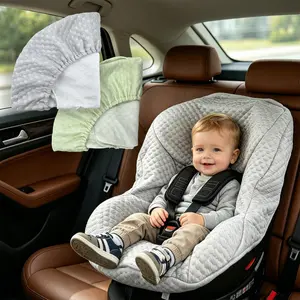 Beanie Fleece Calming Car Seat Cover, Warm Breathable Washable Stain-Resistant Pad, Universal Fit, Does Not Affect Safety Belt