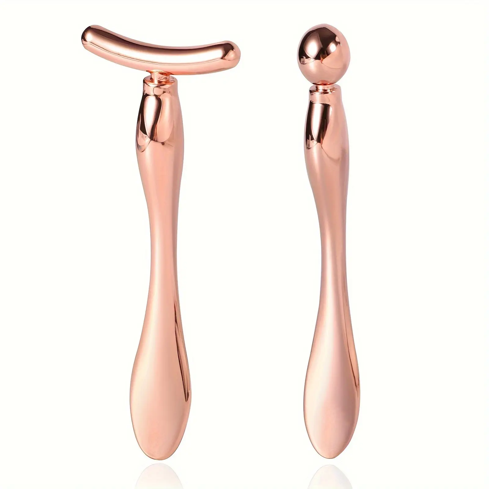 Feizlindao Metal Eye Cream Roller Set, Face Massage Stick, Facial Care Tools, Facial Beauty Massagers, Reduces Swelling and Wrinkles, Scent-Free, No Battery Needed, Ideal Gift for Women