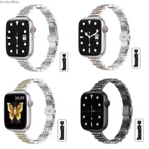 2026 Trendy Apple Watch Band & Case Set with Tool – Durable Metal Strap Kit Compatible with Series 1–9 & SE, Full Protective Cover + Easy Install Tool, Stylish Replacement Kit for Daily Wear, Outdoor & Gift
