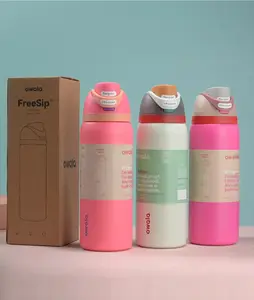 Hyper Flamingo,  Boneyard ,  Hot Pink 32oz Leakproof Stainless Steel Travel Water Bottle Modern gift idea for those who love to travel and need daily hydration - Portable Water Bottle. Drinkware Tumbler