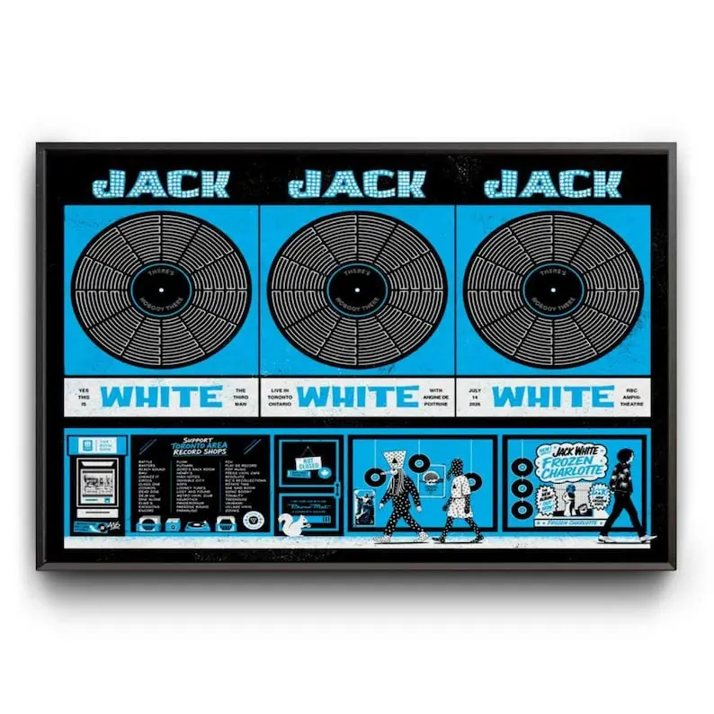 2026 Concert Print Poster Wall Art | Unframed