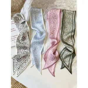 All over Print Scrunchie (4pcs), Casual Versatile Hair Accessories for Women & Girls, Minimalist Headwear Suitable for Thick Hair, Ponytail Hairstyle, Fashion Hair Accessories for Party, Daily Clothing Decor