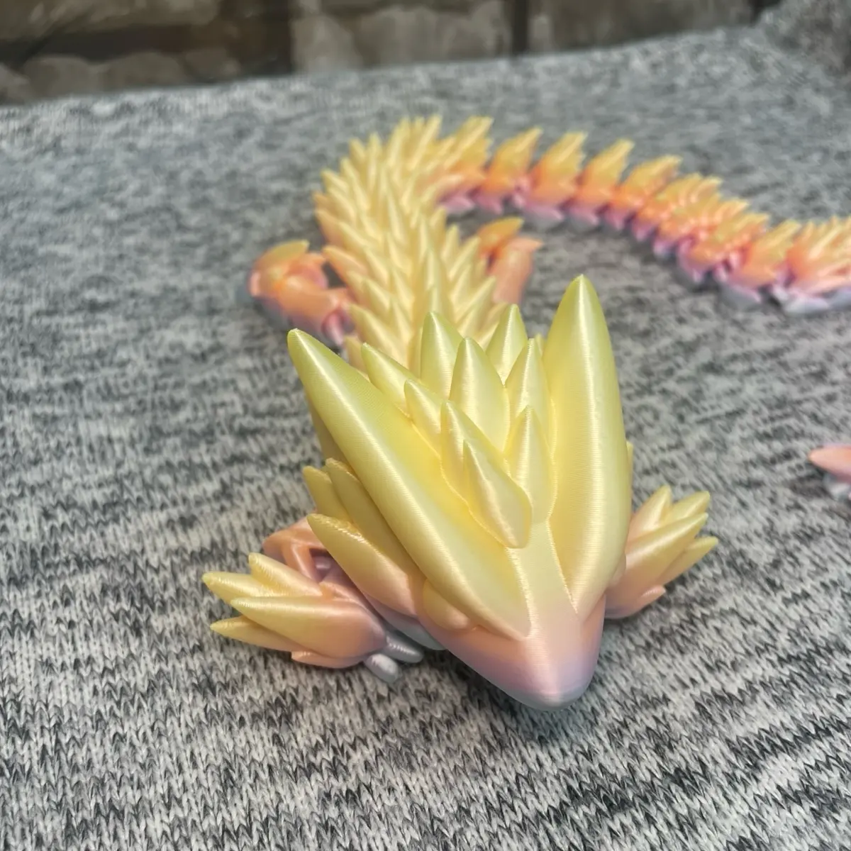 Mr. Spikey dragon, 3d printed dragon