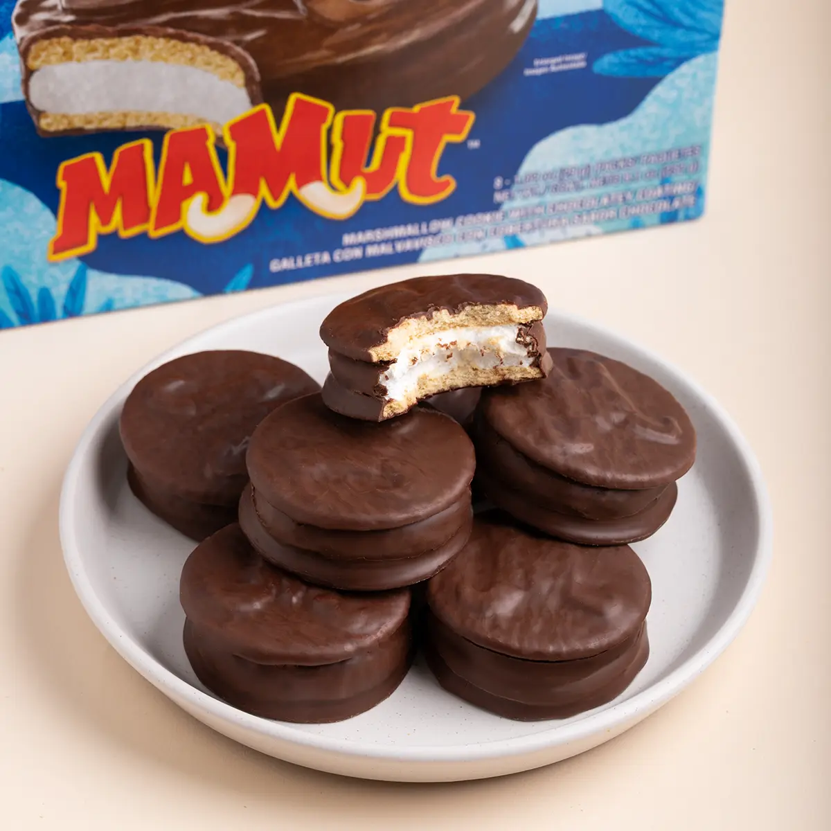 meemo　3箱　Sugar様 Gamesa Mamut Chocolate Marshmallow Cookies 8pcs 232g | Classic