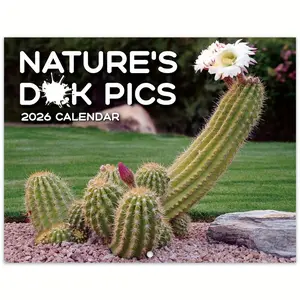 Funny 2026 Wall Calendar - Large 27.94x21.59cm Funny Birthday or Office Decoration -Thick Paper Pageswith Monthly Dates -Jan-Dec 2026 Planner -Perfect WhiteElephant Gift for Parties & Pranks