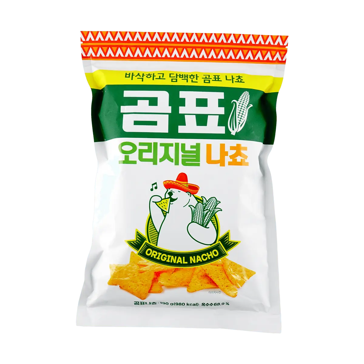 GOMPYO Korean Original Corn Chips 190g - Crispy Snack, Savory Flavor, Authentic Korean Taste GOMPYO Korean Original Corn Chips 190g - Crispy Snack, Savory Flavor, Authentic Korean Taste