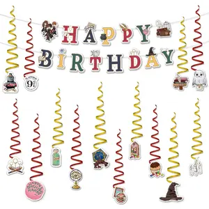 Harry Potter Birthday Party Banner Garland & Hanging Decorations