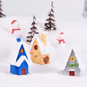 fidget Moveable Jointed Colorful Snake unique gift collectible office desktop ornament 3d  printed  dragons 1pcs Resin-Made DIY Snow Scene House 5.4cm x 3.2cm x 2.2cm Christmas Decoration Miniature Landscape Ornament 3D Small Statue Home Garden Craft Gif