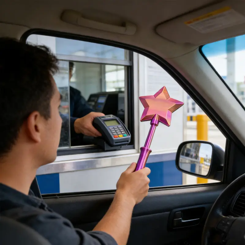New Star Magic Wand Tap to Pay Stylish 3D Printed Cashless Contactless Payment Clip for Hassle Free Transactions