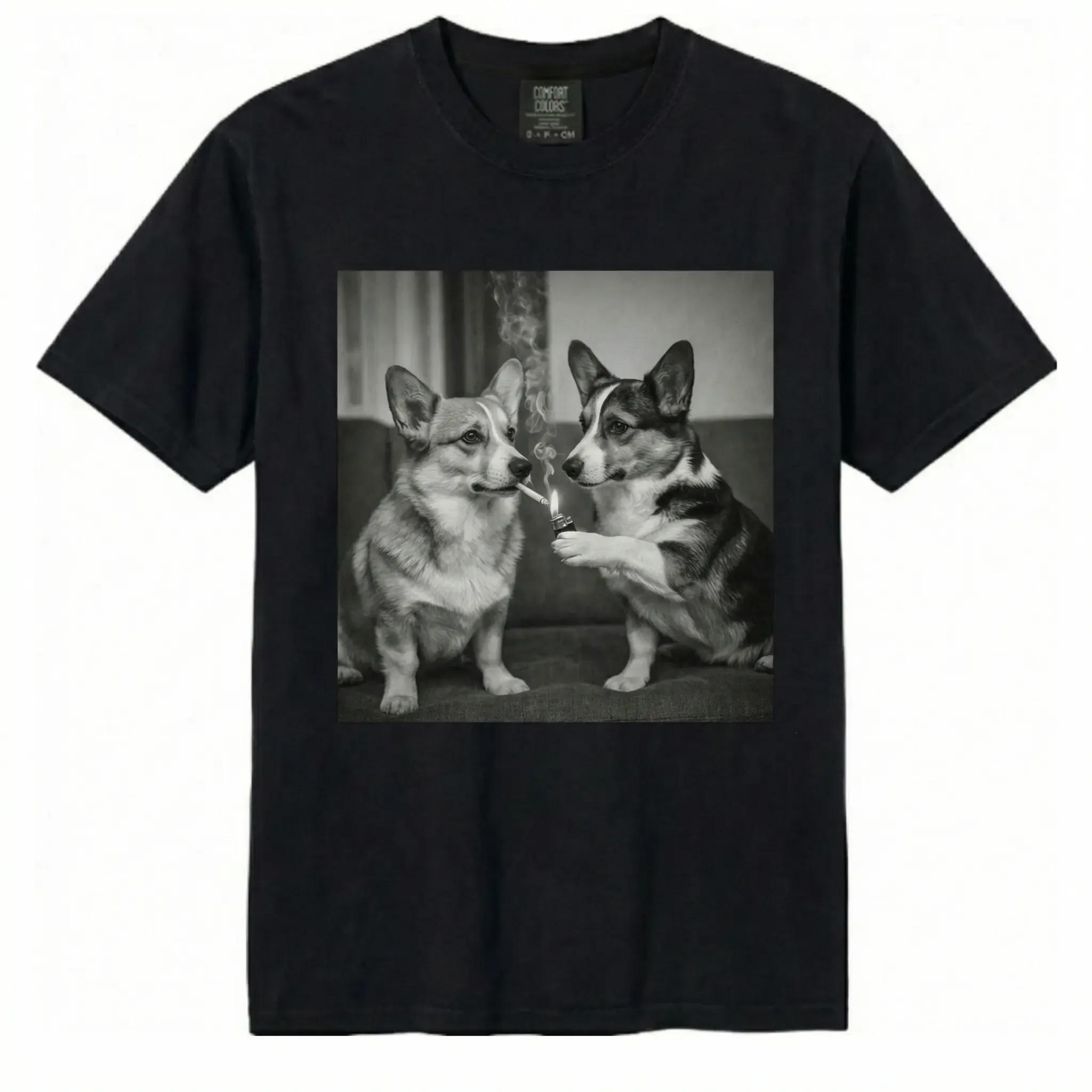 50+ Dog Breeds Comfort Colors Shirt | Funny Smoking Dogs Meme Tee |